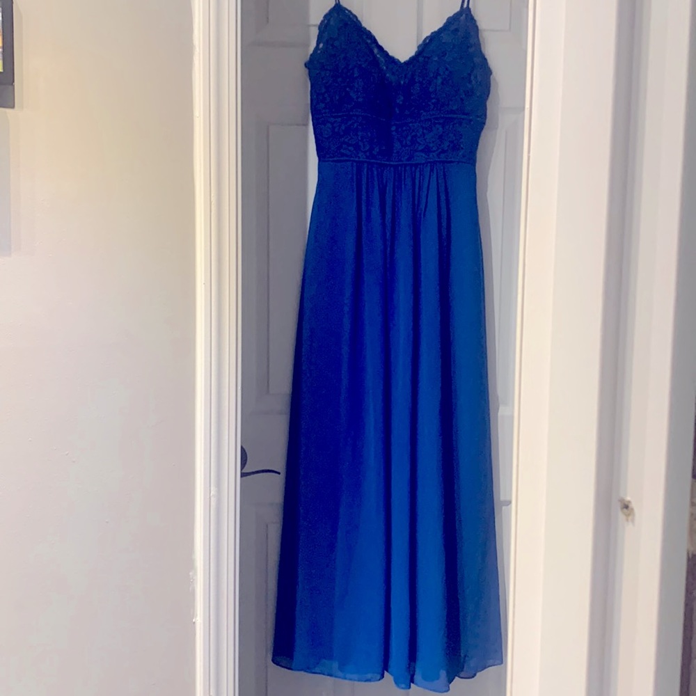Blue bridesmaid or prom dress!